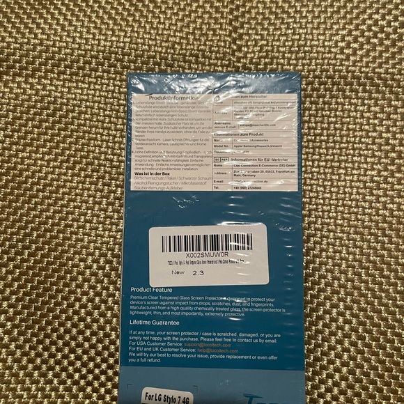 Tocol glass screen protector lg stylo 7 4G - Picture 2 of 2